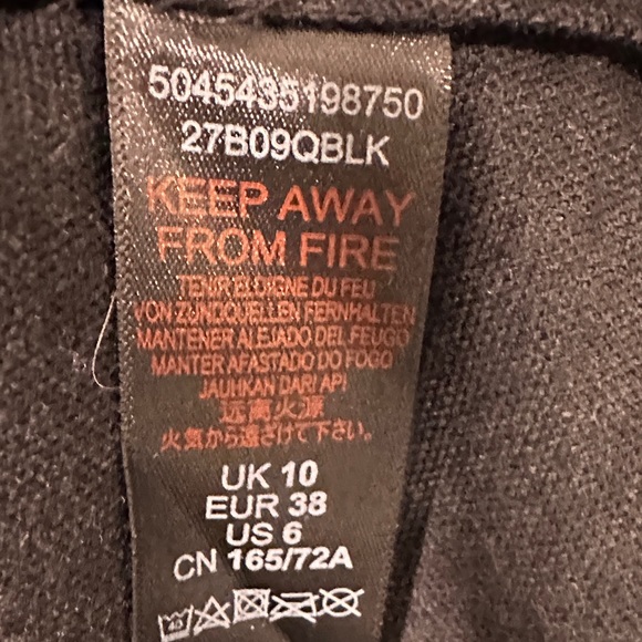 Topshop Faux Leather Mini Skirt with Side Slit - Picture 10 of 14